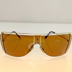 Vintage Ferrari Brown Sunglasses 70s